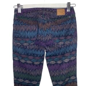American Eagle Jeggings Feather Leaves